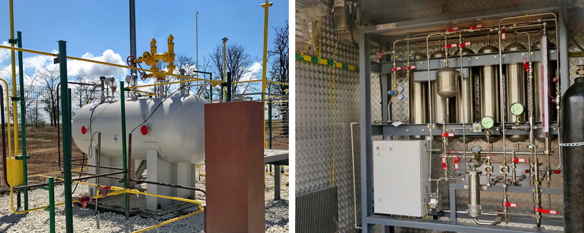Equipment for gas odorizing